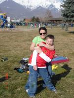 Becca and Jordan in the Park